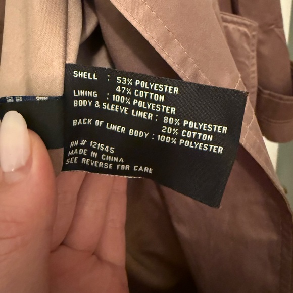 London Fog - Double-Breasted Women's Trench Coat - Picture 5 of 6